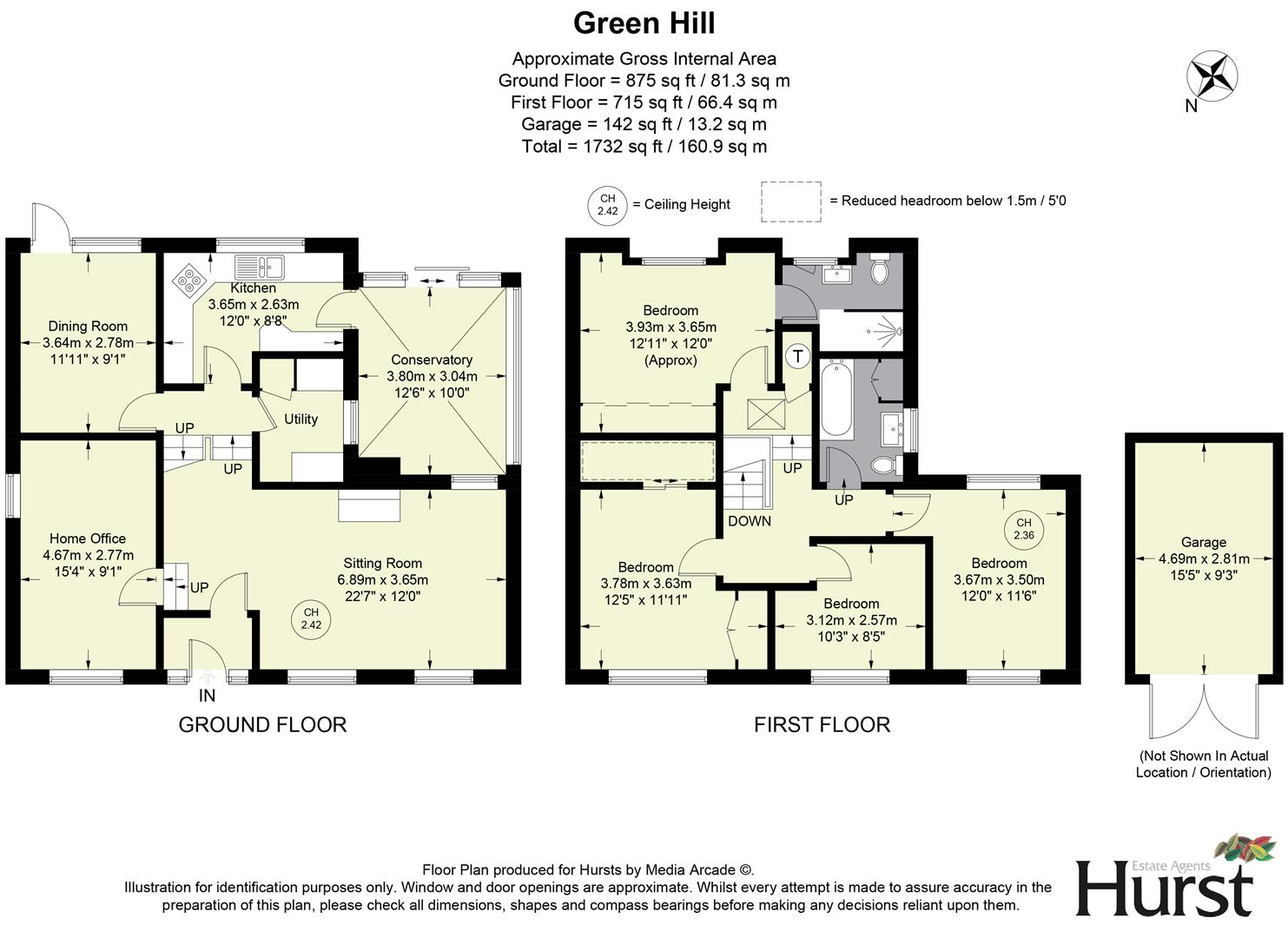 Property details for GREEN HILL, HIGH (CLOSE TO RGS) £625,000